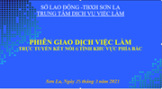 Thông báo tổ chức phiên giao dịch việc làm online kết nối 6 tỉnh, thành phố ngày 25 3 2021