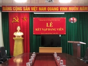 LỄ KẾT NẠP ĐẢNG VIÊN
