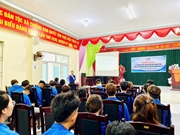 Tham gia chương trình tư vấn hướng nghiệp, giới thiệu việc làm cho đoàn viên, thanh niên hoàn thành nghĩa vụ quân sự trở về địa phương năm 2024 do Huyện đoàn Mai Sơn tổ chức