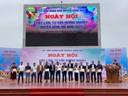 Ngày hội việc làm, tư vấn hướng nghiệp năm 2024 Huyện Sông Mã