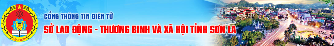 Trang cổng thông tin của Sở LĐTBXH Tỉnh Sơn La